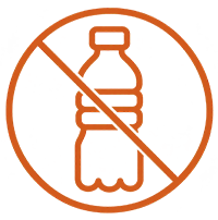 No plastic symbol representing WormSpike's ceramic stoneware construction